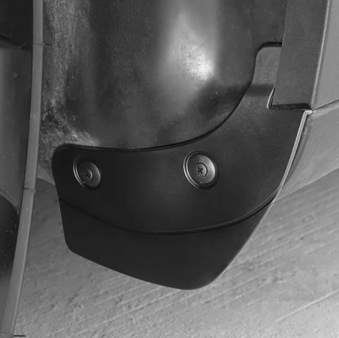 Model 3/Y "Invisible" Mudguards; No Drilling, Installation in Original Vehicle Holes (Set of 6)