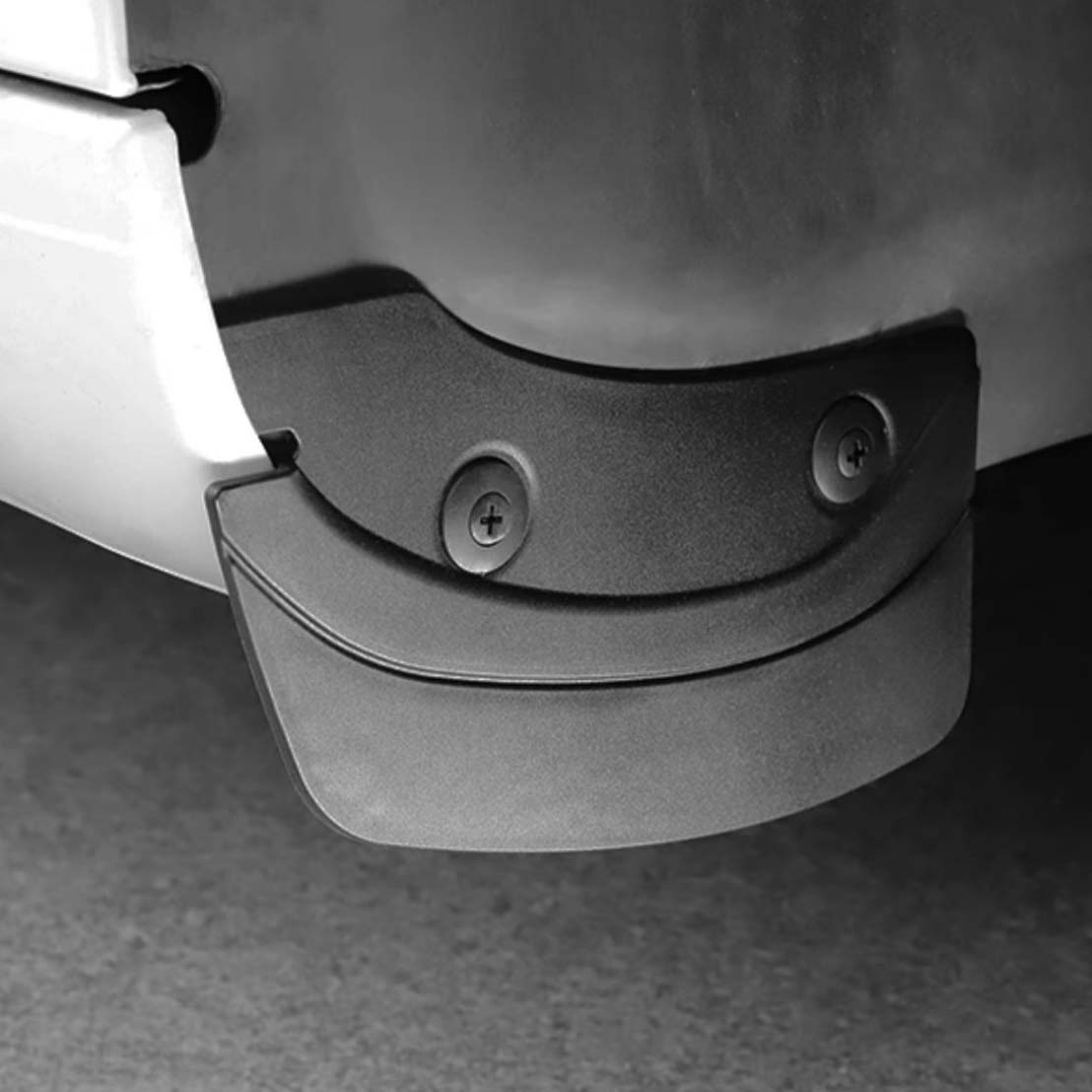 Model 3/Y "Invisible" Mudguards; No Drilling, Installation in Original Vehicle Holes (Set of 6)