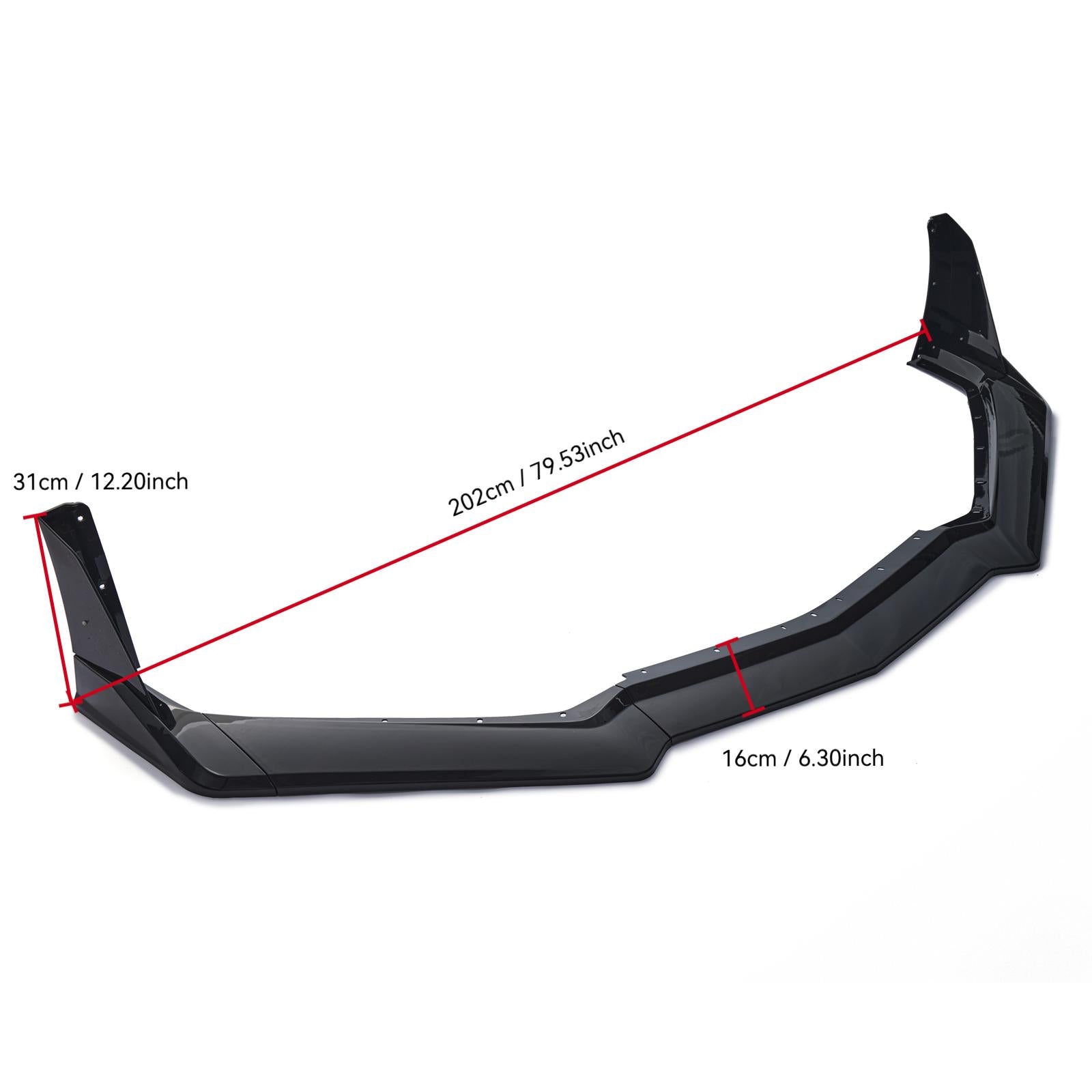 For Chevrolet Corvette C8 Z51 2020-2024 Front Bumper Lip Splitter