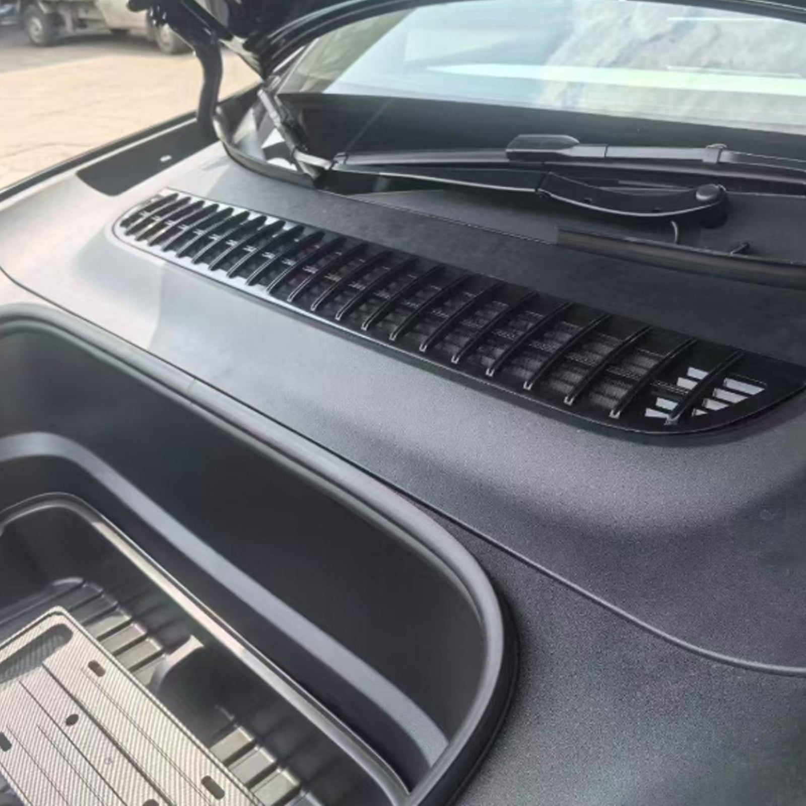 For Tesla Model Y Air Flow Intake Vent Grille Protection Inlet Cover Leaf Guard