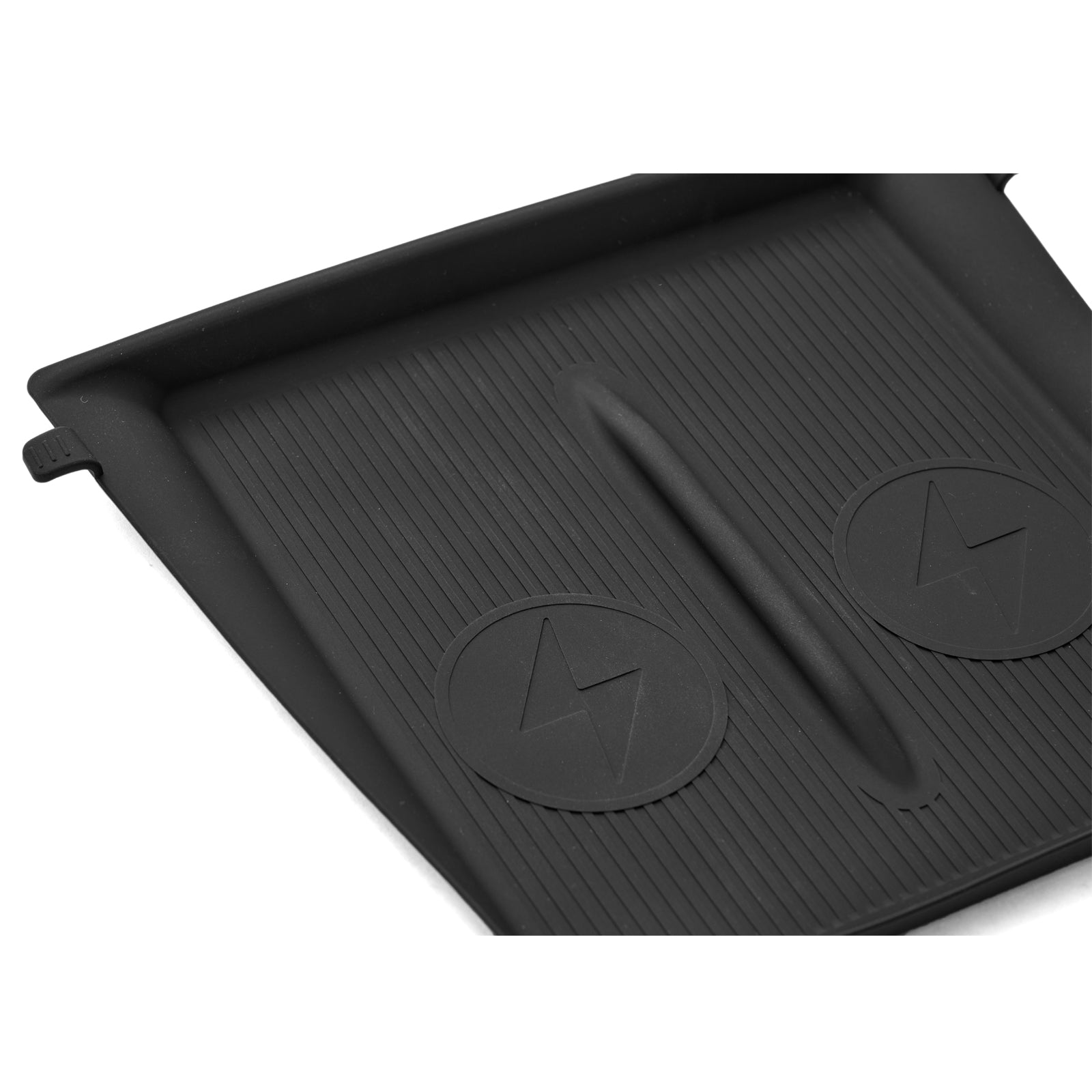 For 2025 Tesla Model Y Center Console Wireless Charging Silicone Mat