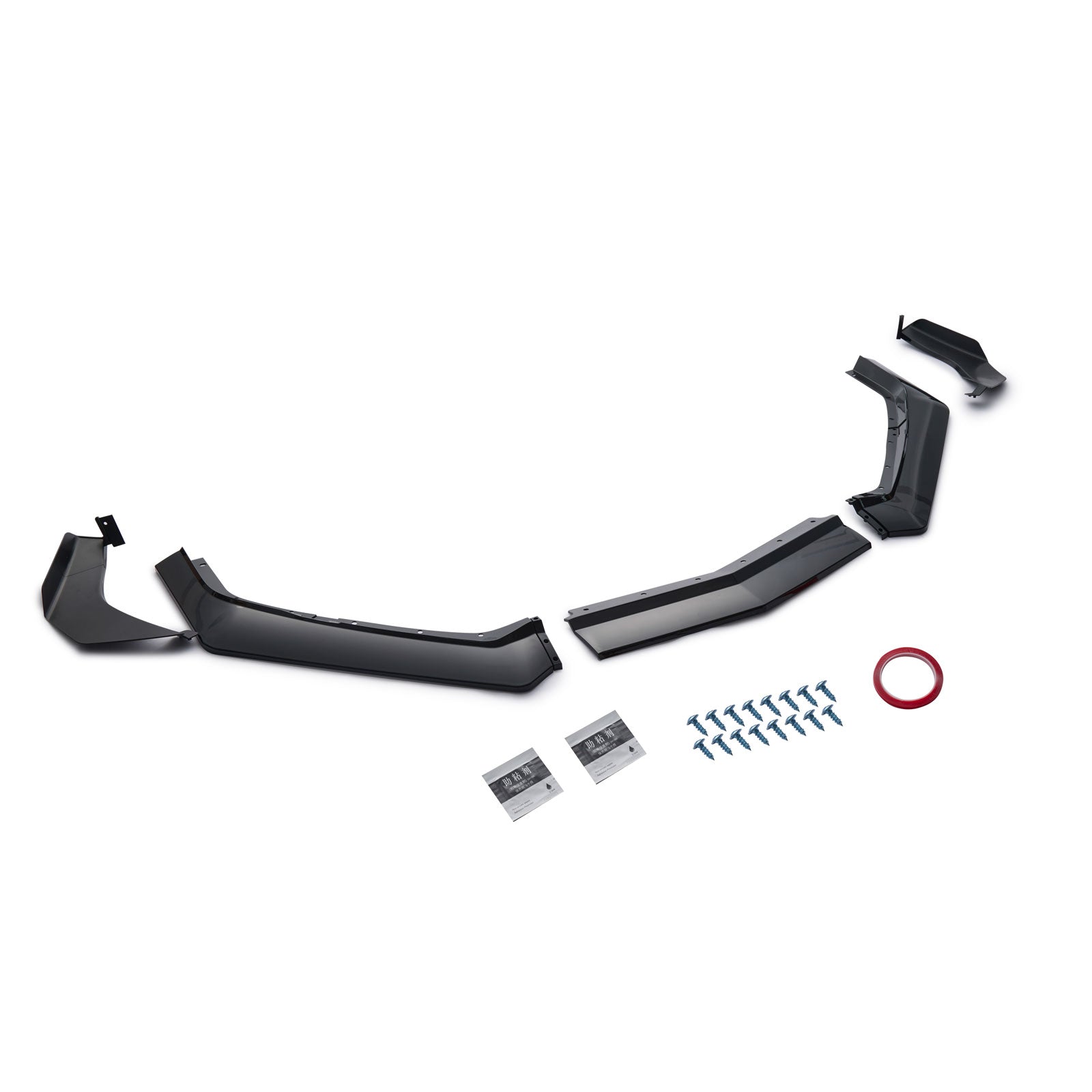 Front Bumper Lip Splitter For Chevrolet Corvette C8 2020-2025 W2 Style