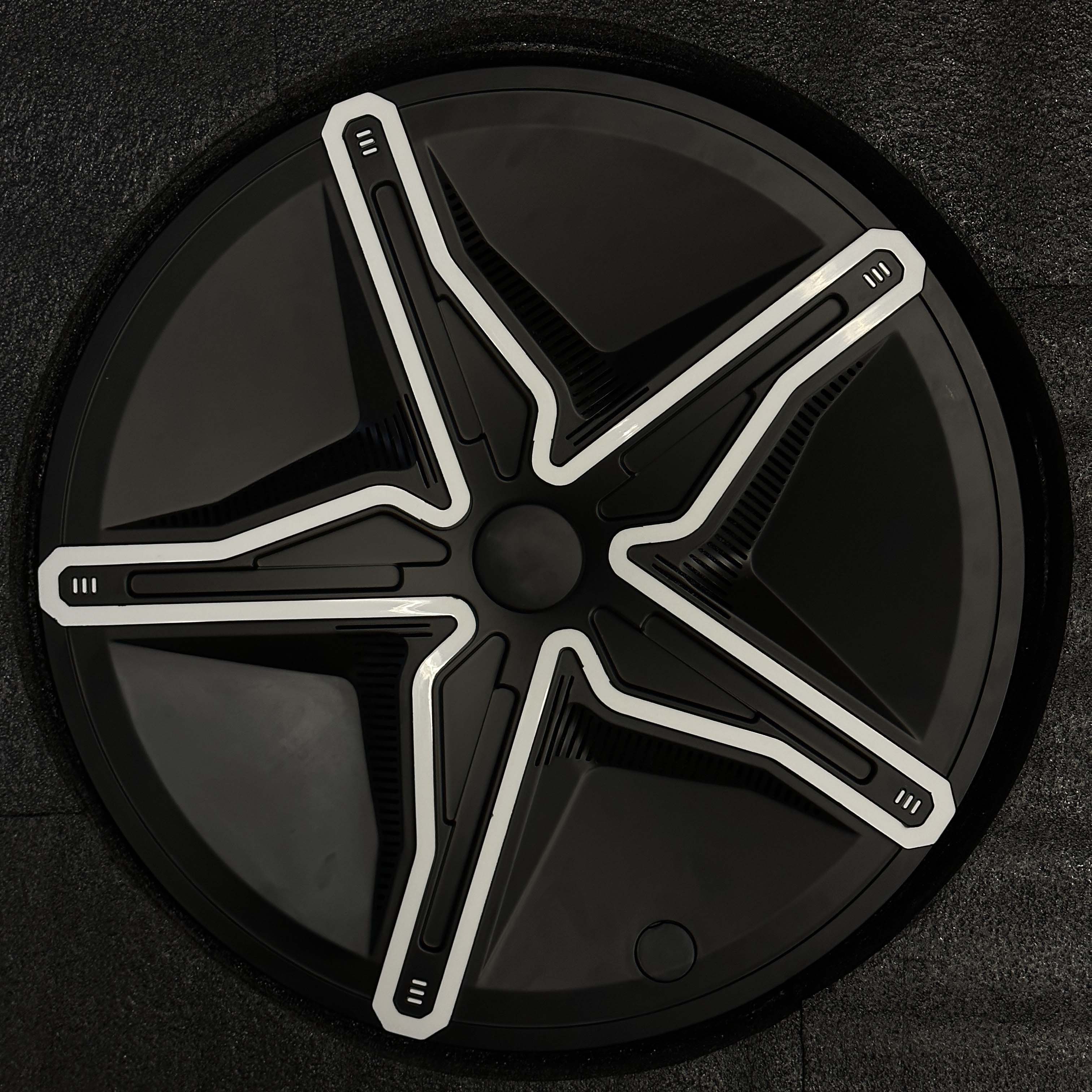 W2 Tesla Model 3 hubcap Wheel Cap 18 Inch Hub Caps(Set of 4)