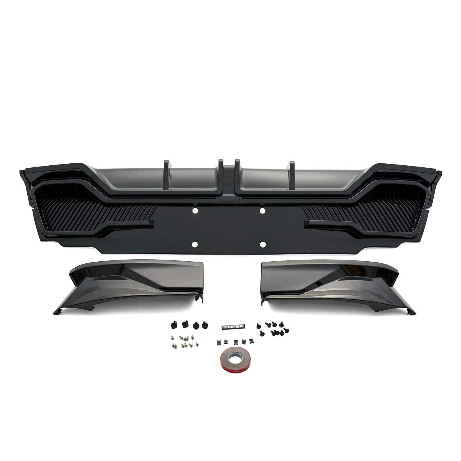 For 2025+ Tesla Model Y Loong PRO Rear Diffuser