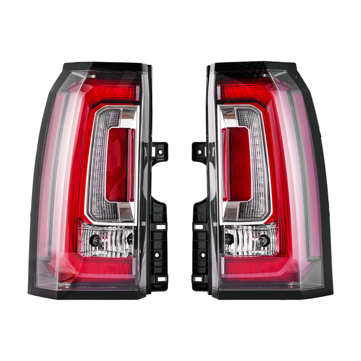 For 2015-2020 GMC Yukon/Yukon XL w/Bulb Pair Left+Right LED Tail Lights Assembly