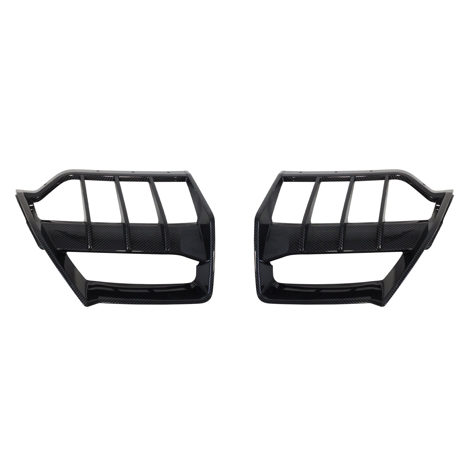 For Corvette C8 2020-2025 Rear Bumper Fin Diffuser