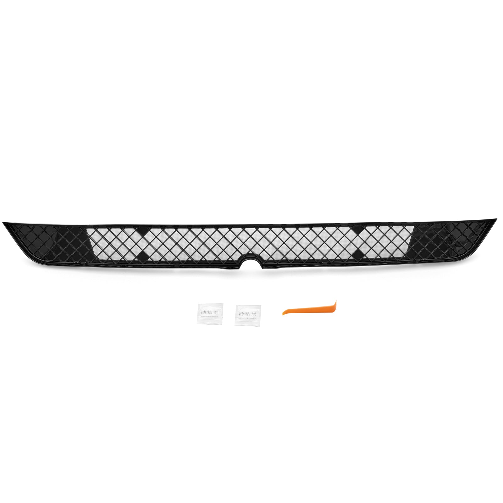 For Tesla Model Y Front Lower Anti-insect Mesh Grille 1pc#color_Reticulate Style
