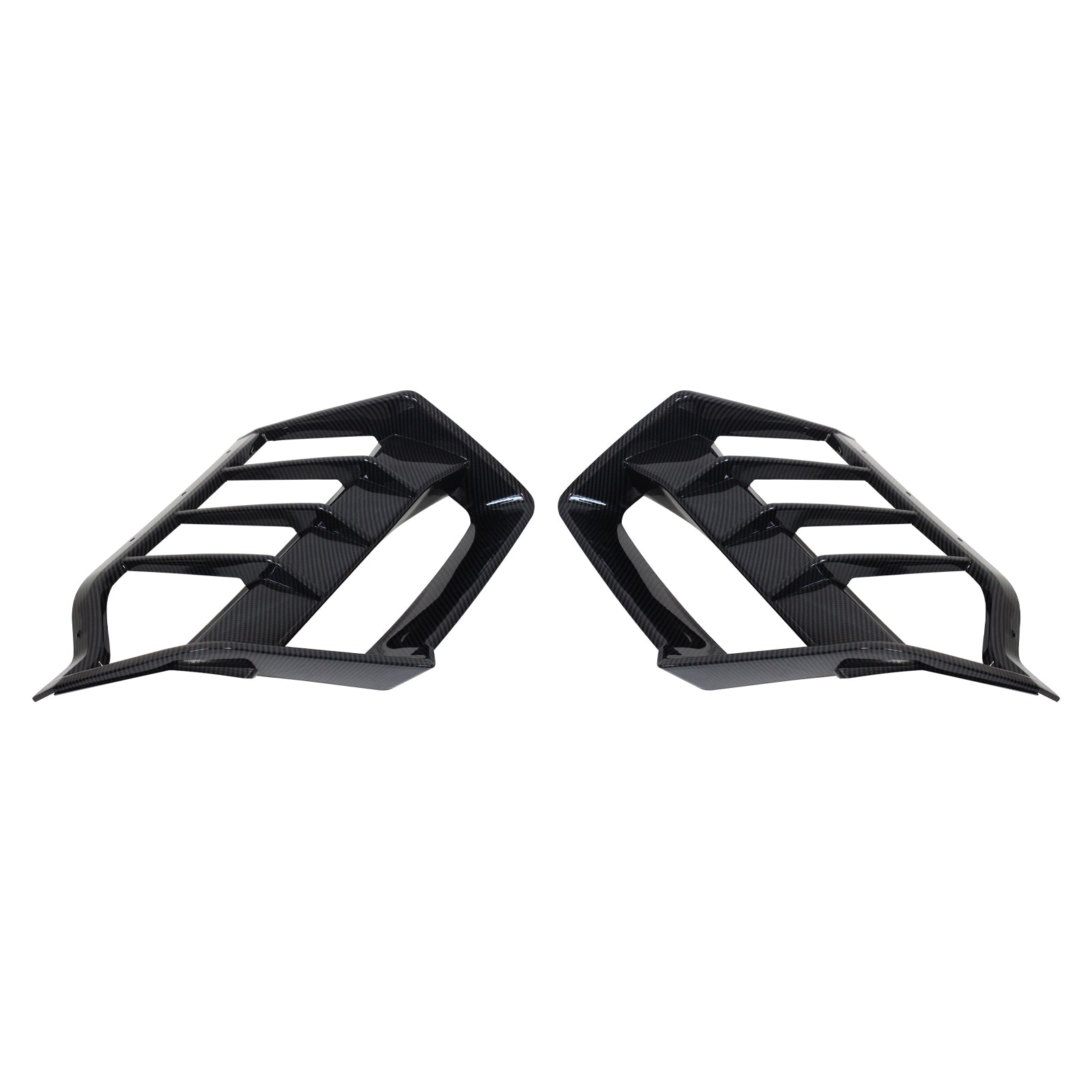 For Corvette C8 2020-2025 Rear Bumper Fin Diffuser