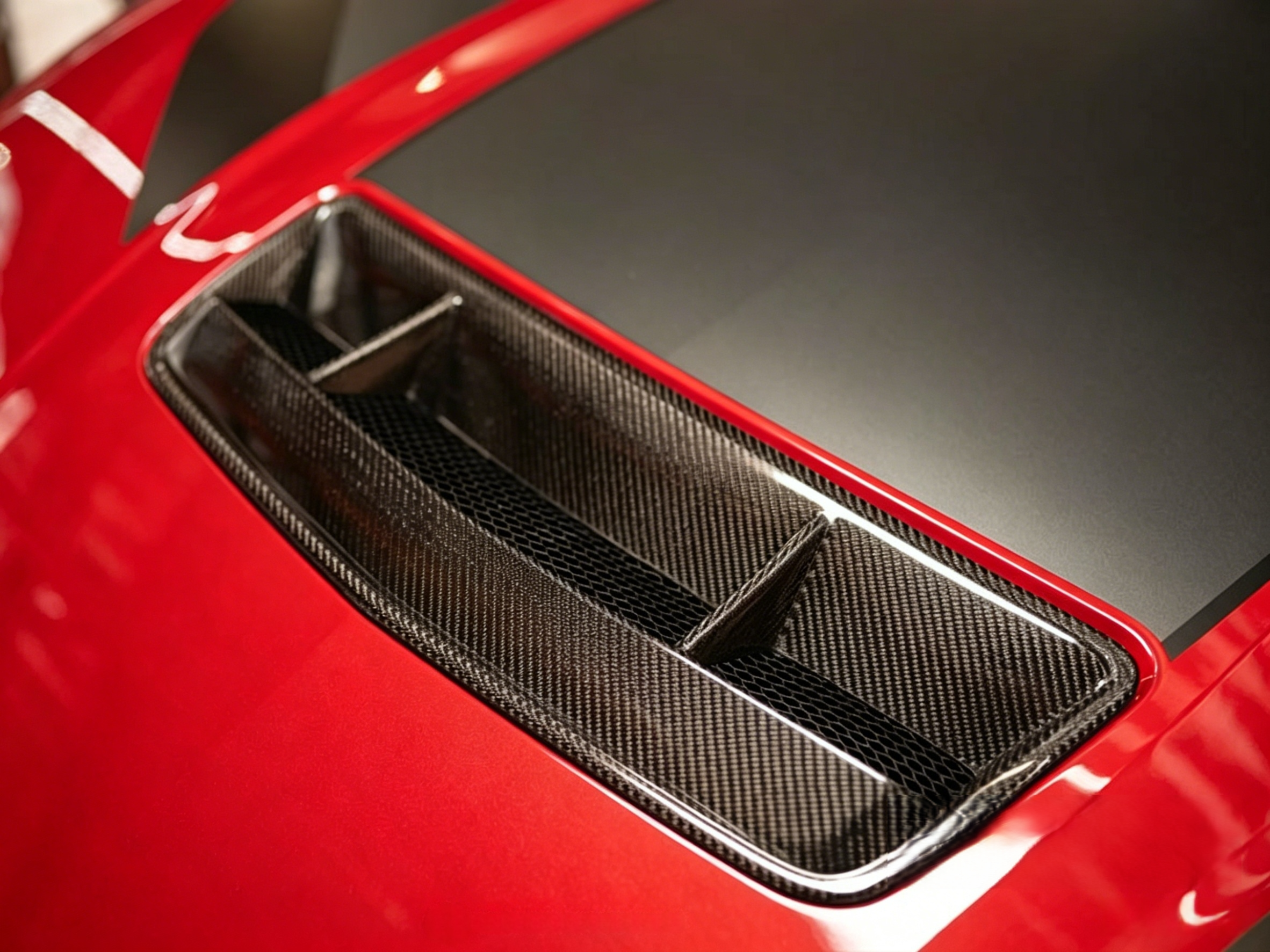 For 24+ Ford Mustang Dark Horse GT Shelby Engine Hood Air Vent Replace Cover