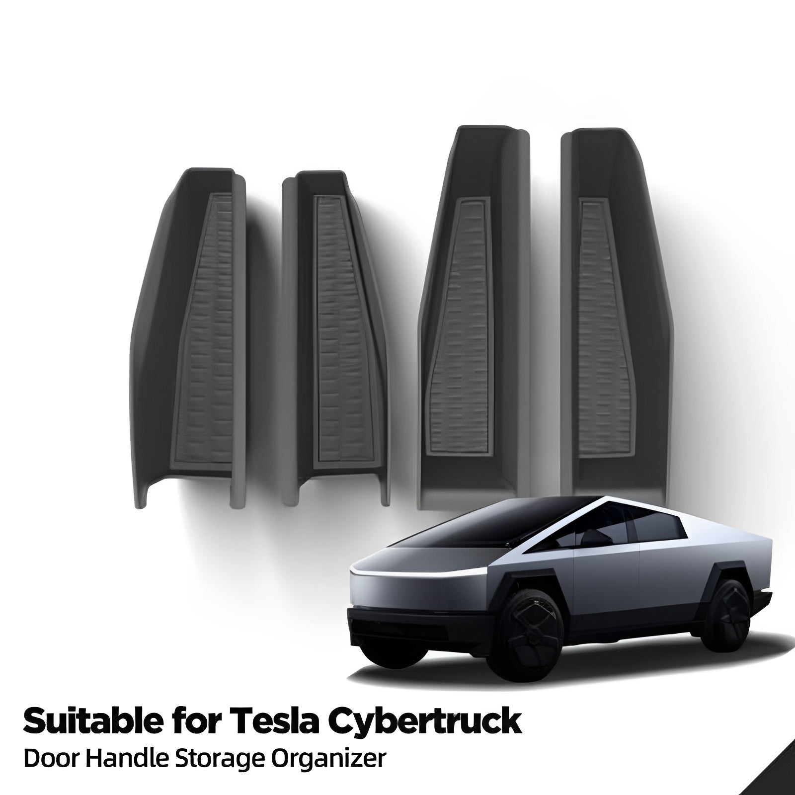 For Tesla Cybertruck Door Armrest Storage Box B 2023-2024