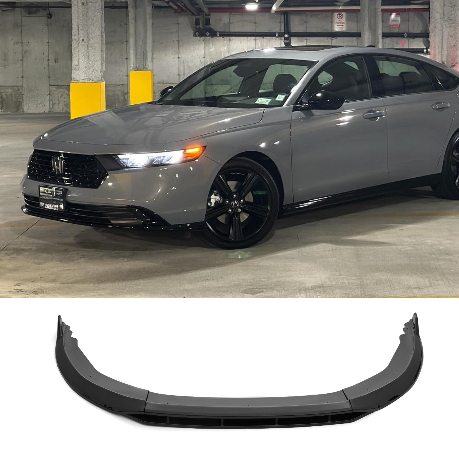 For 11TH Gen 2023-2026 Honda Accord JDM V1 Style Front Bumper Lip 4PC