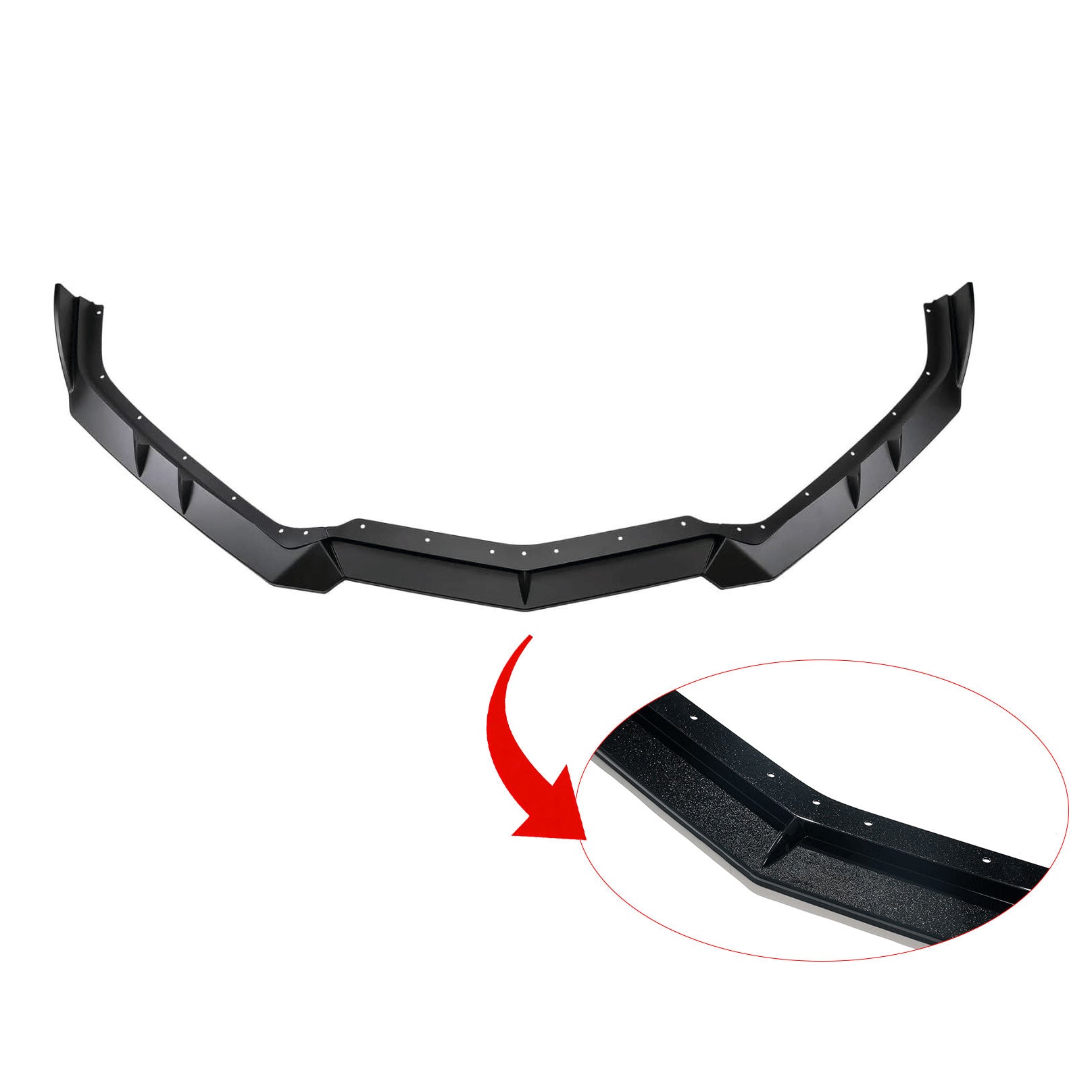 For Chevrolet Corvette C8 2020-2025 Front Bumper Lip Splitter