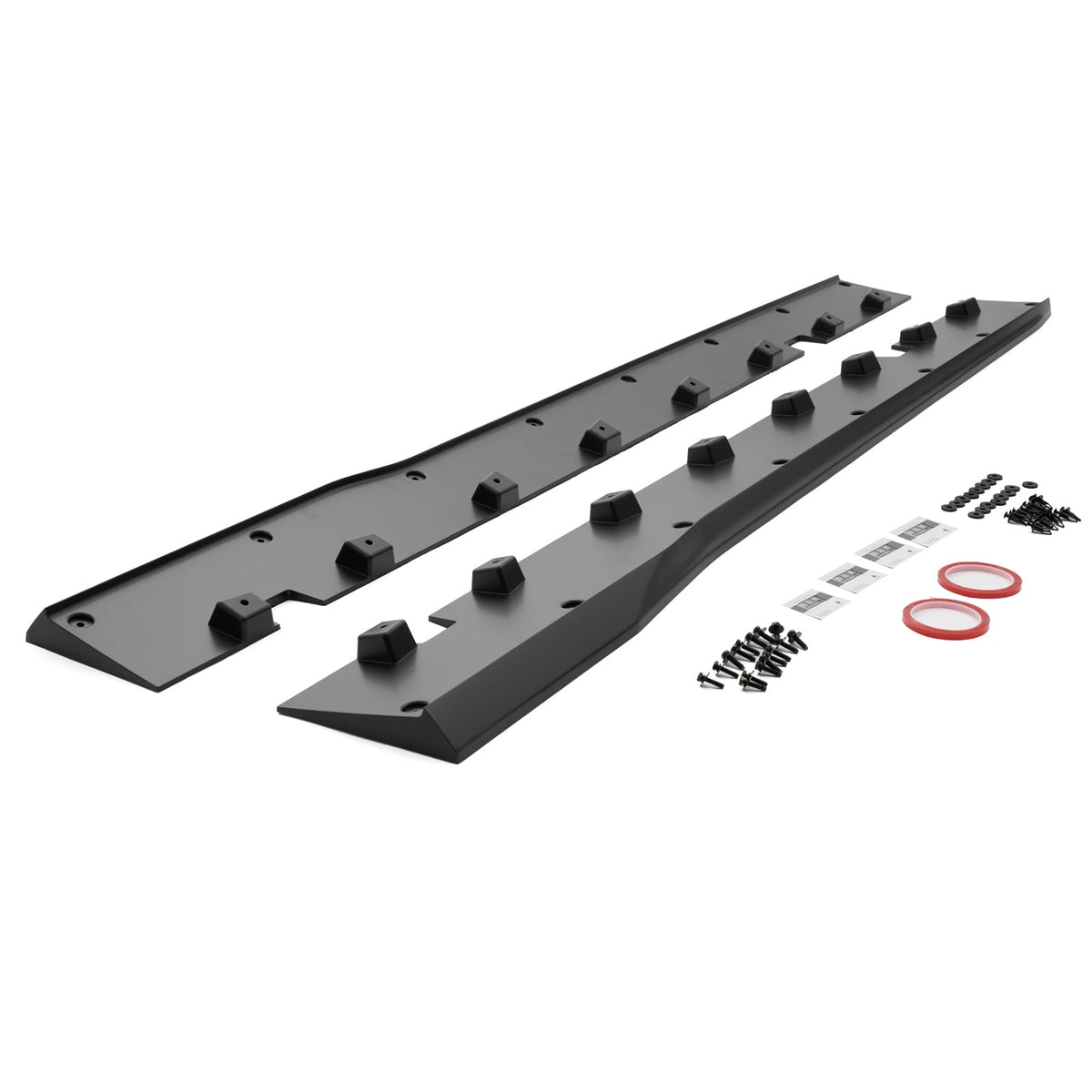 For 2024-2026 Ford Mustang RTR Style Rocker Splitters Side Skirts
