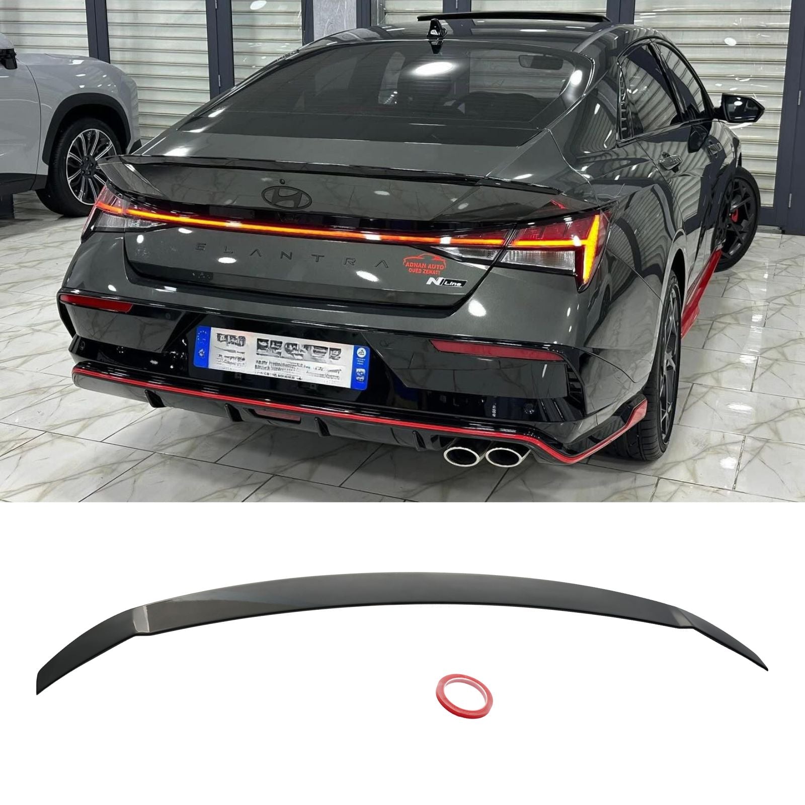 For 2021-2024 Hyundai Elantra n-line style Rear Trunk Spoiler Wing
