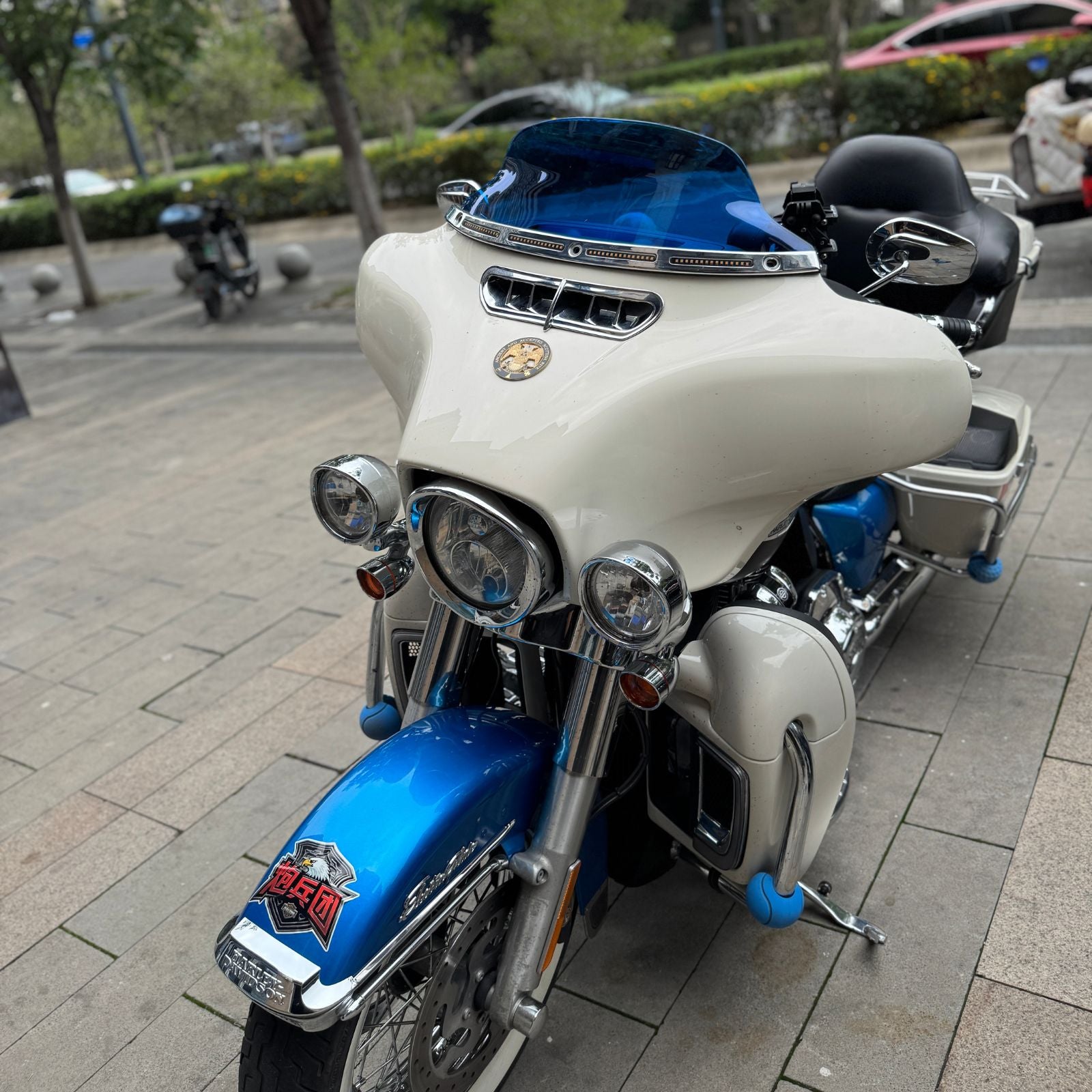 For Harley Davidson 2014-Later FLHX Models PMMA Acrylic 7.0" Height Windshield Windscreen