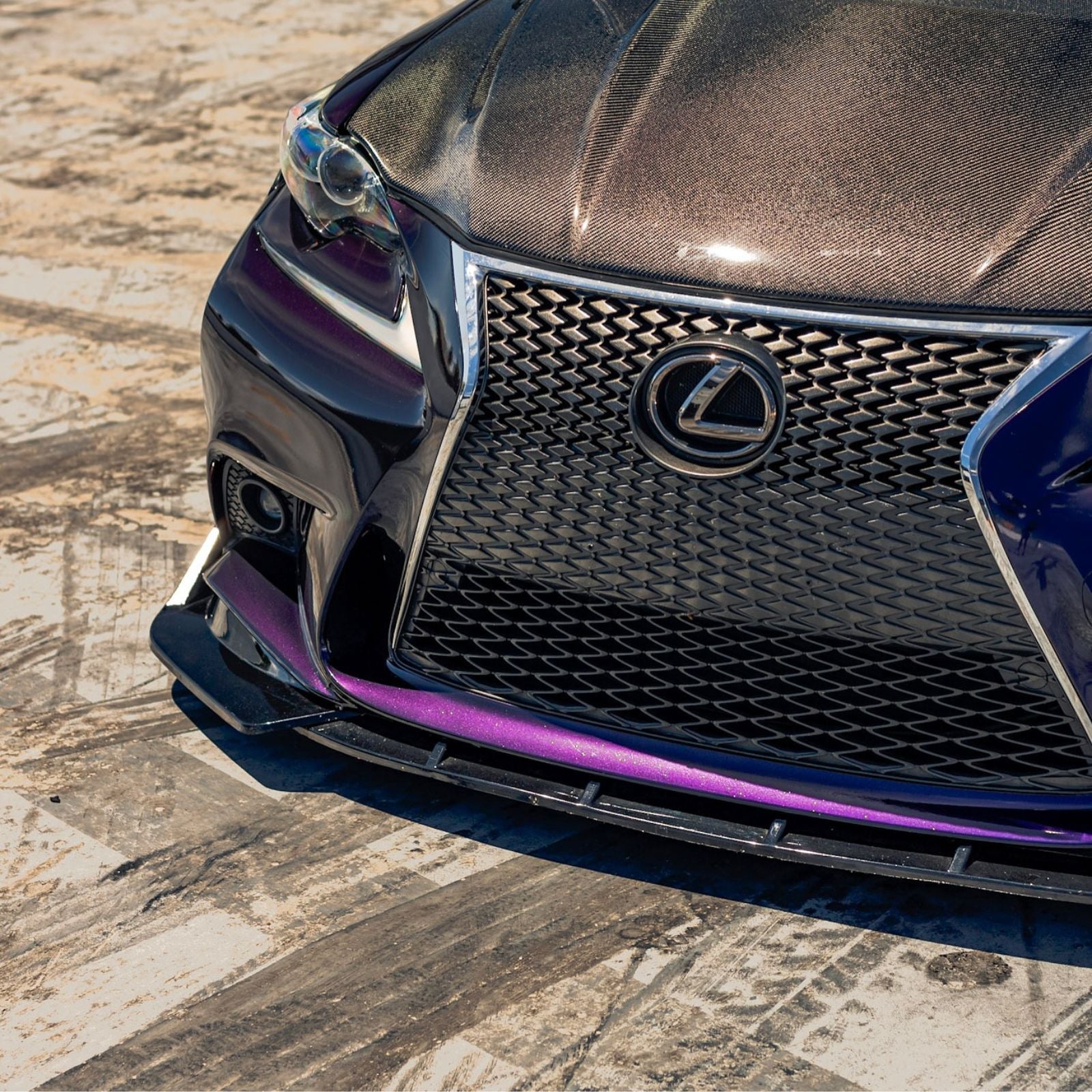 For 2014-2016 Lexus IS250 IS350 F-Sport Front Bumper Lip Body Kit