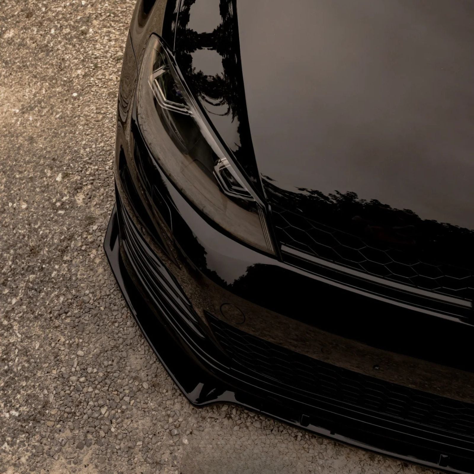 For 2015-2021 VW GOLF GTI MK7 MK7.5 R Style Winglet Front Bumper Lip