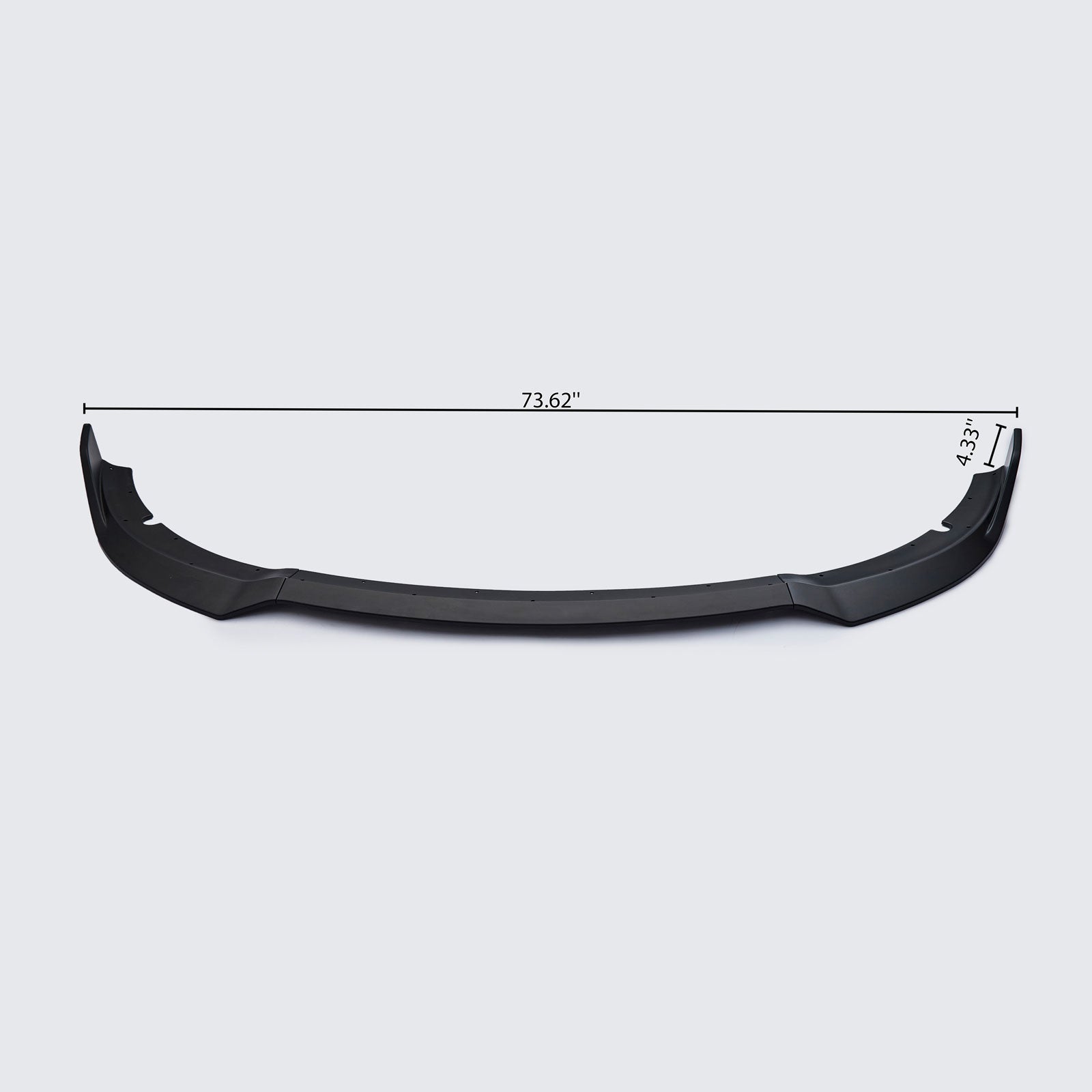 Front Bumper Lip Splitter For 2015-2023 Dodge Charger SRT 3PCS