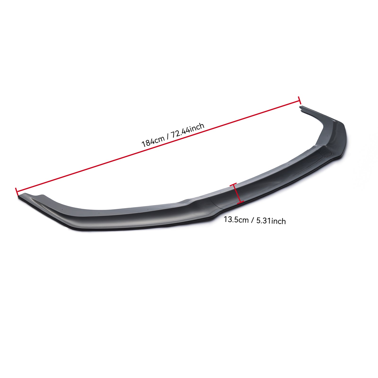 Front Bumper Lip For 17-21 Honda Civic Si & FK7 Hatchback GR Style
