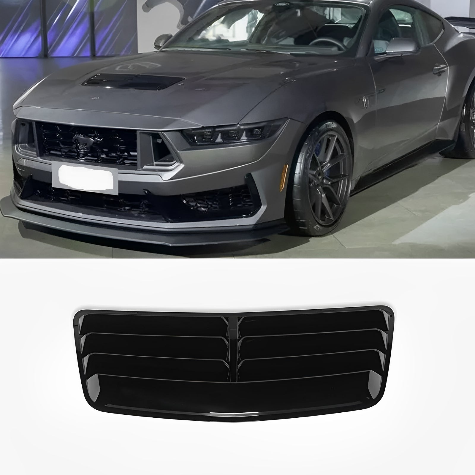 For 2024 Ford Mustang Ecoboost Hood Air Flow Vent Cover