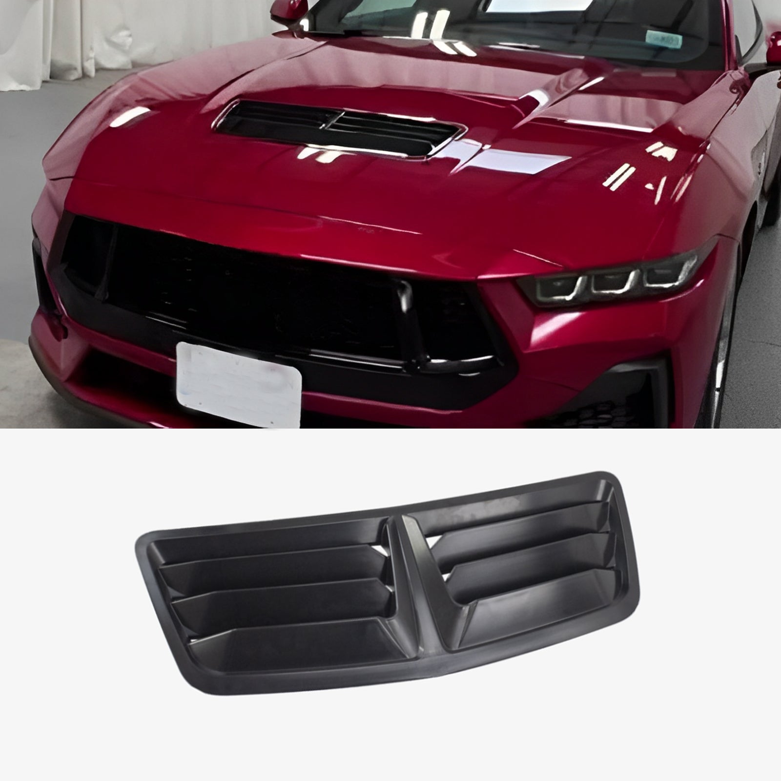For 24 Ford Mustang GT Dark Horse Hood Air Flow Vent Cover