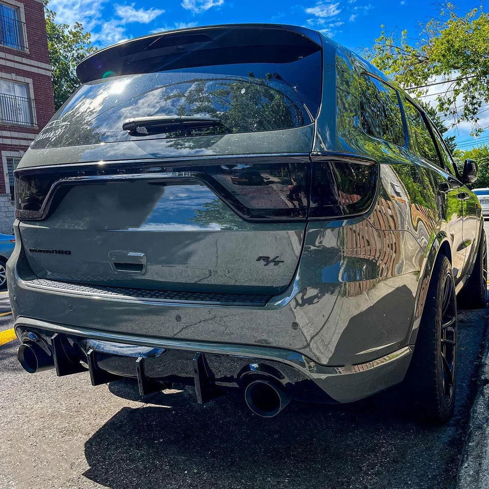 For 21-24 Dodge Durango SRT Hellcat Front Bumper Lip & Rear Diffuser