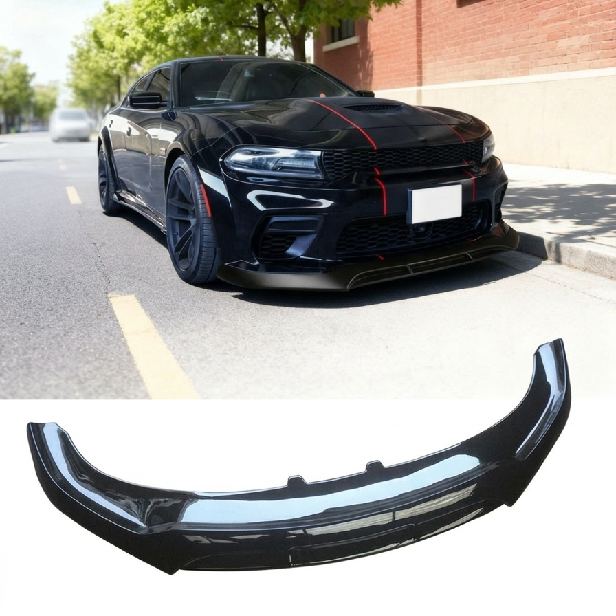For 2020-2023 Dodge Charger Widebody Front Bumper Lip Splitter