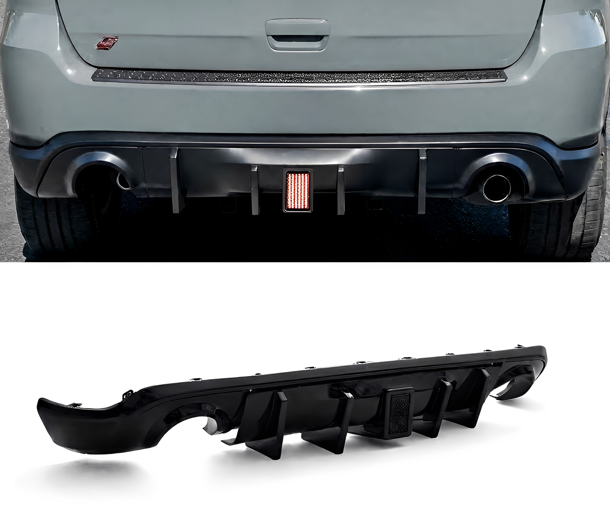 For 2011-2026 Dodge Durango Rear Bumper Diffuser LED Light