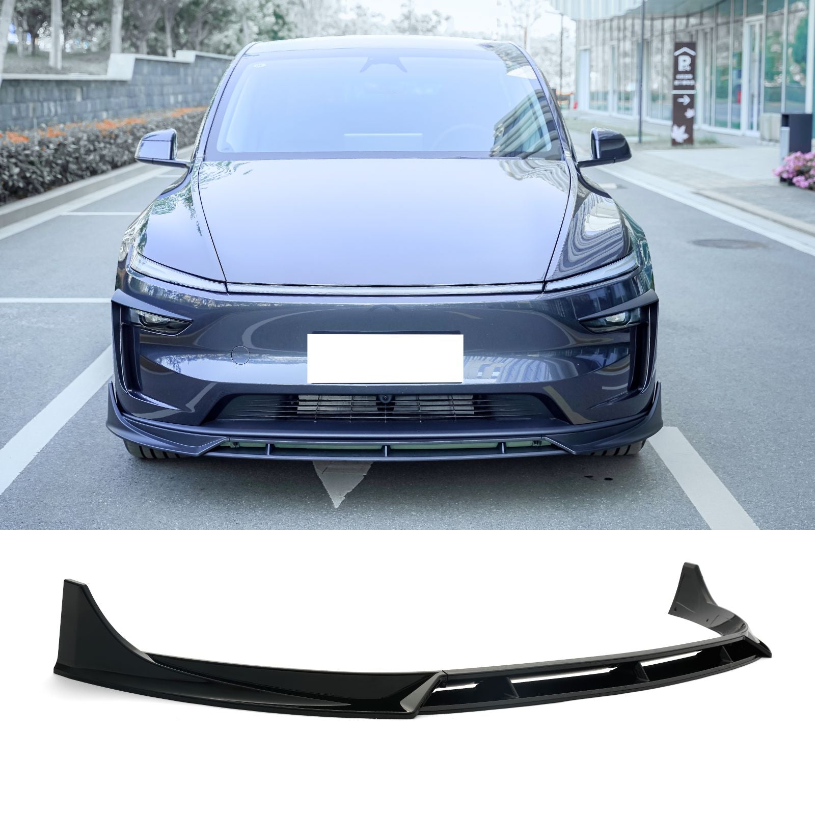 Share For 25-26 Tesla Model Y Juniper Front Bumper Lip 4PC