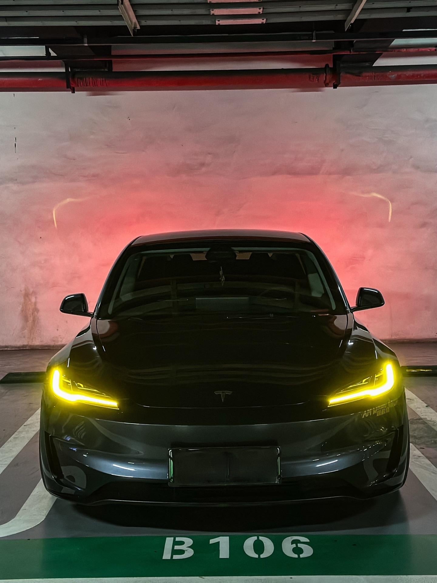 For Model3 Highland 2023+ DRL LED Module Headlight Daytime Light