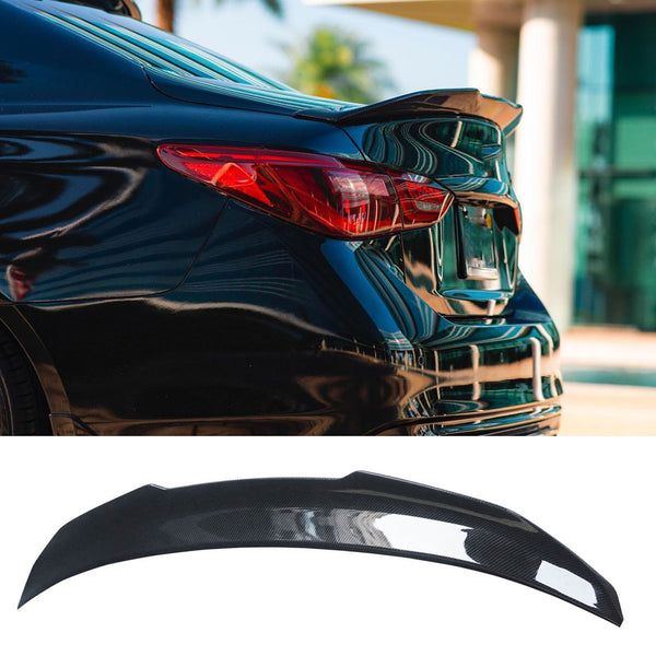 Rear Trunk Spoiler Wing For Infiniti Q50 2014-2023 PSM Style