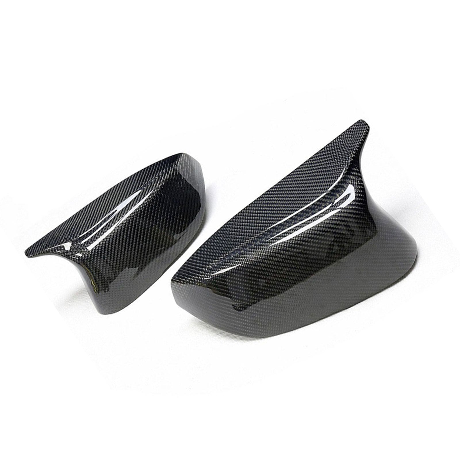 Cow Horn Rearview Mirror Cover For Infiniti Q50 Q60 2014-2024