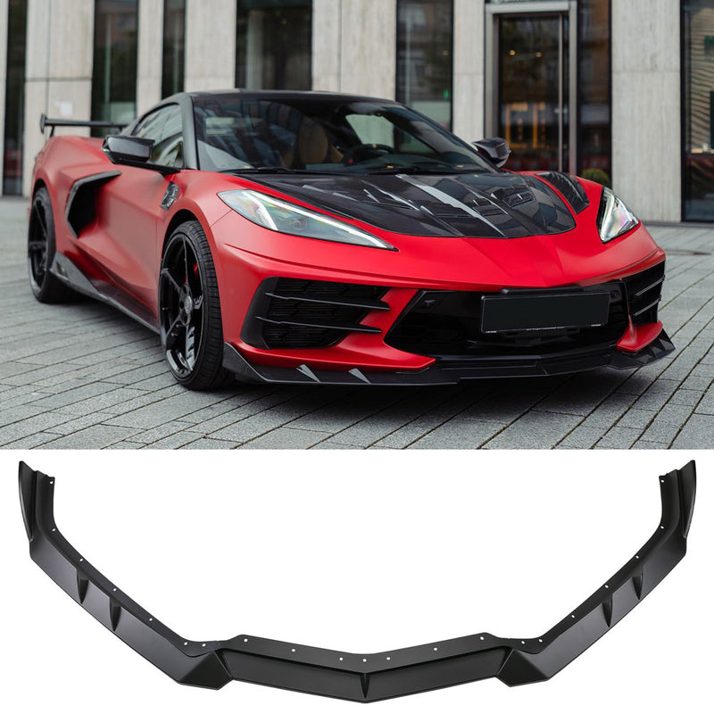 For Chevrolet Corvette C8 2020-2024 Front Bumper Lip Splitter – w2bodykits
