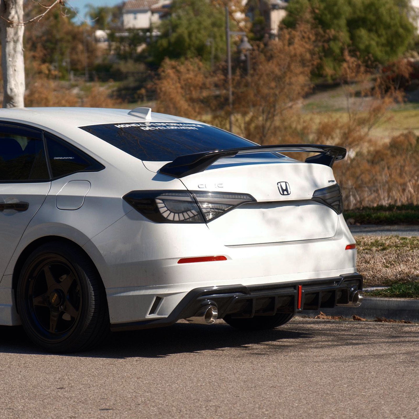 Rear Trunk Spoiler Wing For 2022-2025 Civic 4Dr Sedan HPD Style