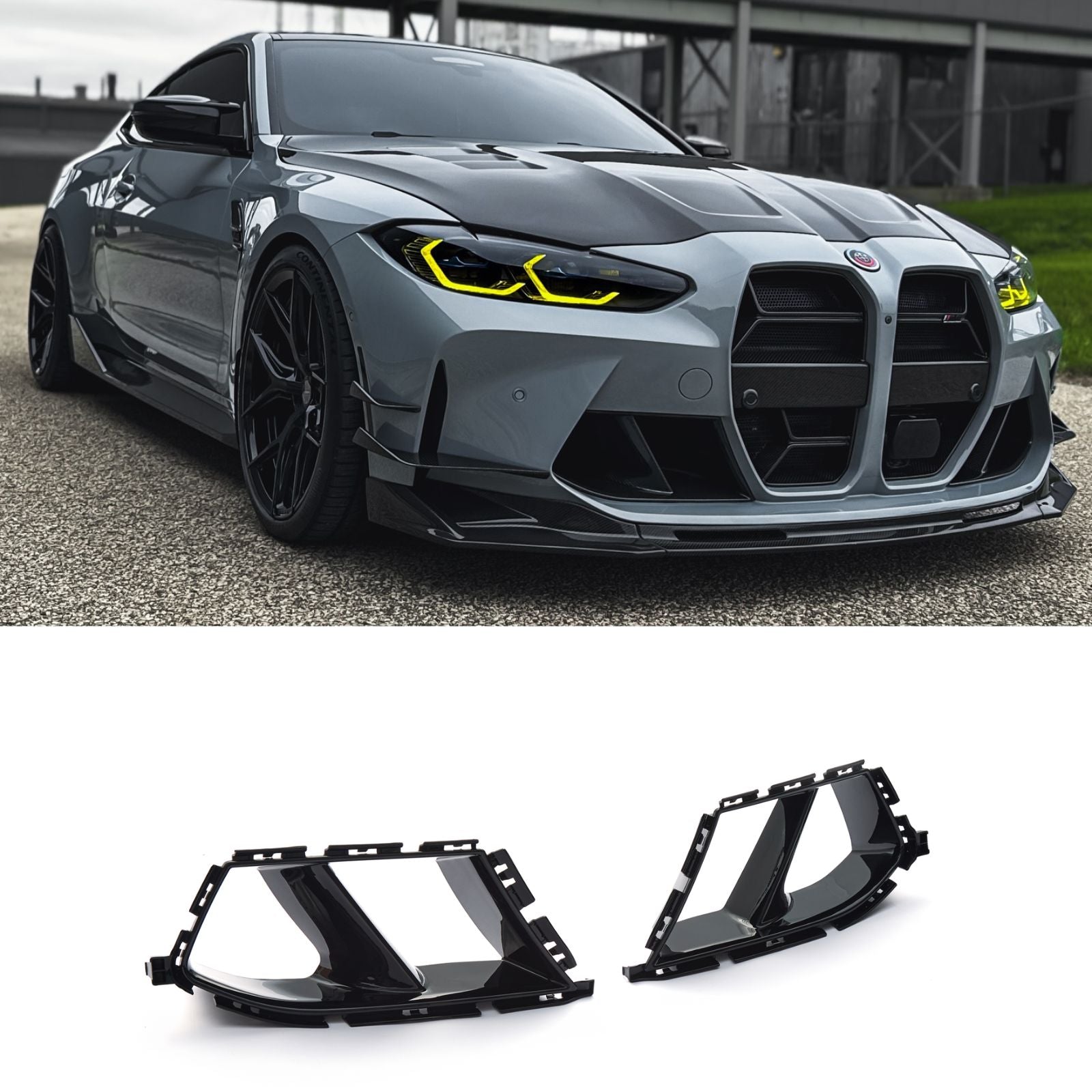 For 2021-2025 BMW G80 G82 M3 M4 Front Bumper Air Duct Replacement