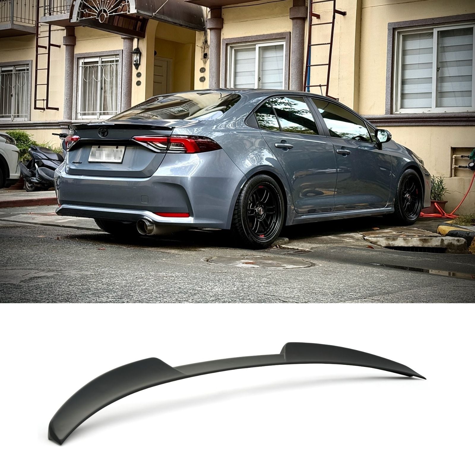 For 2020-2024 TOYOTA Corolla 4DR Sedan JDM V TYPE Trunk LID Spoiler