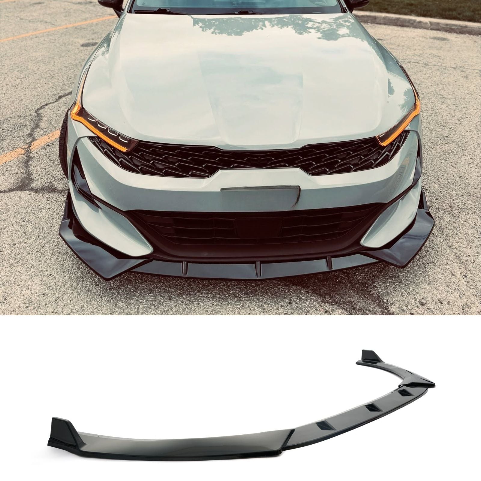 For 2020-2024 KIA K5 GT GT-line Front Bumper Lip Splitter Chin Spoiler