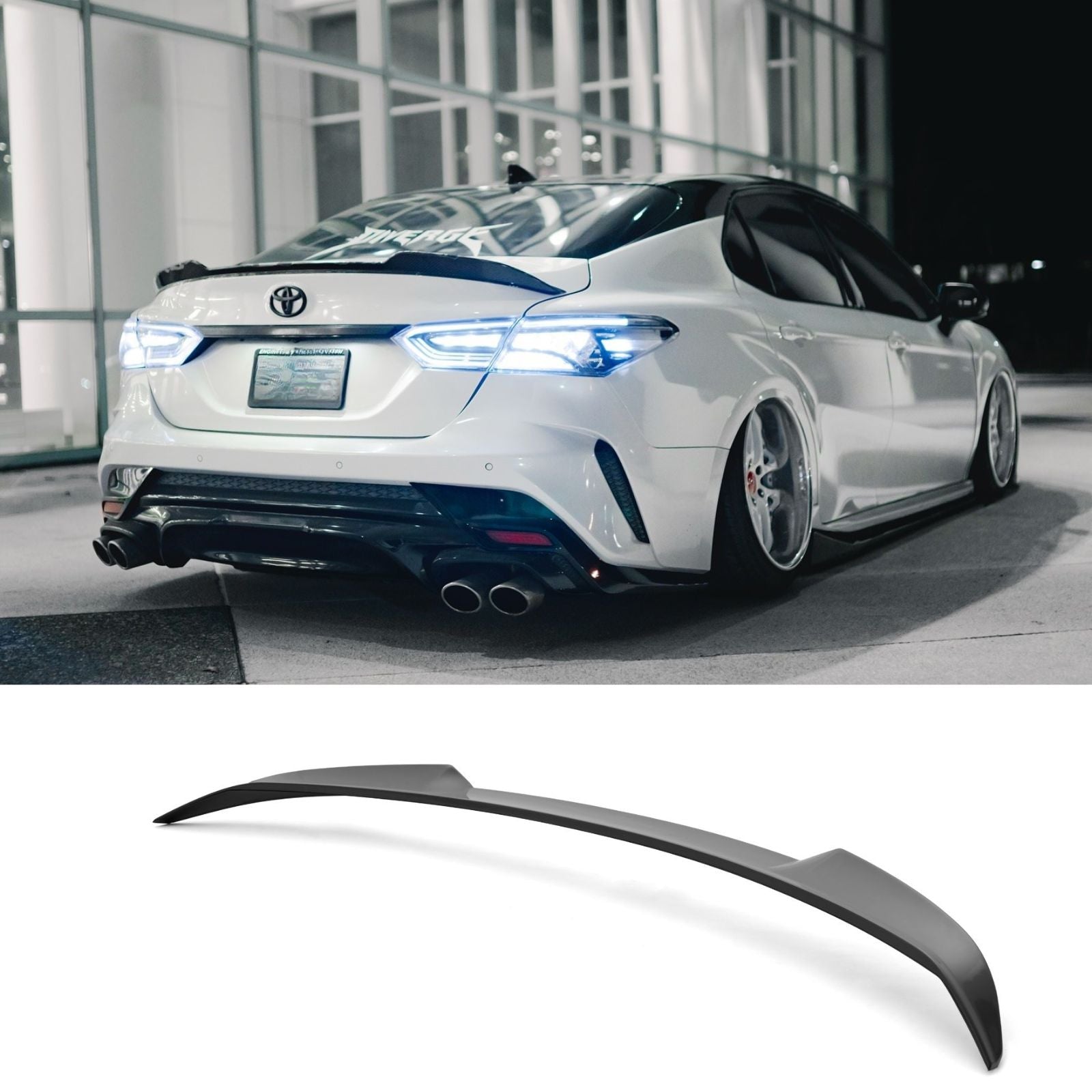 For 2021-2024 TOYOTA Camry SE XSE Front Bumper Lip & Spolier Wing