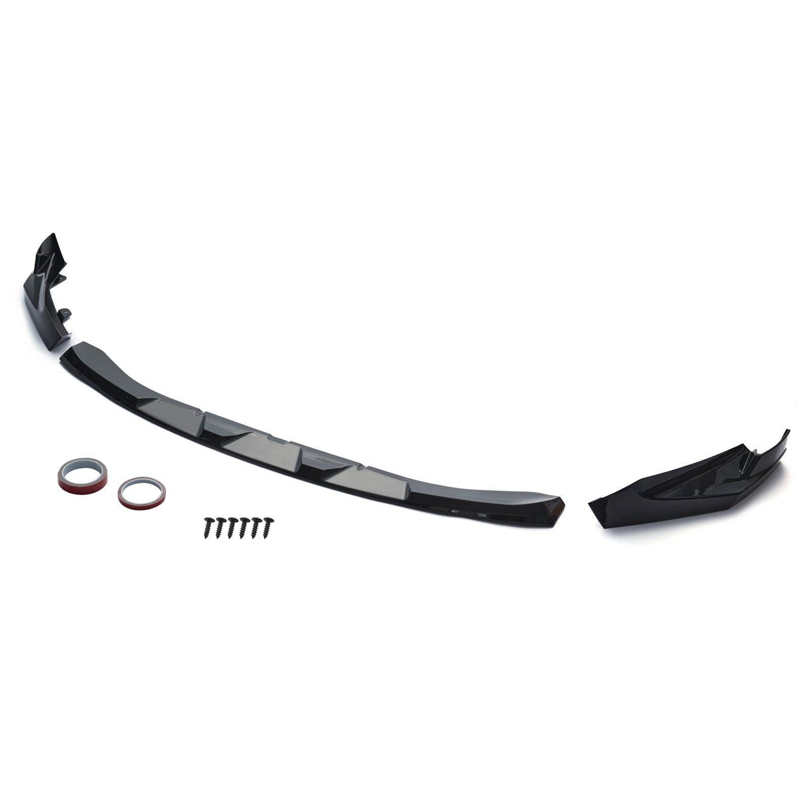 For 2021-2025 BMW G80 M3 G82 M4 3D Style Front Bumper Lip Splitter