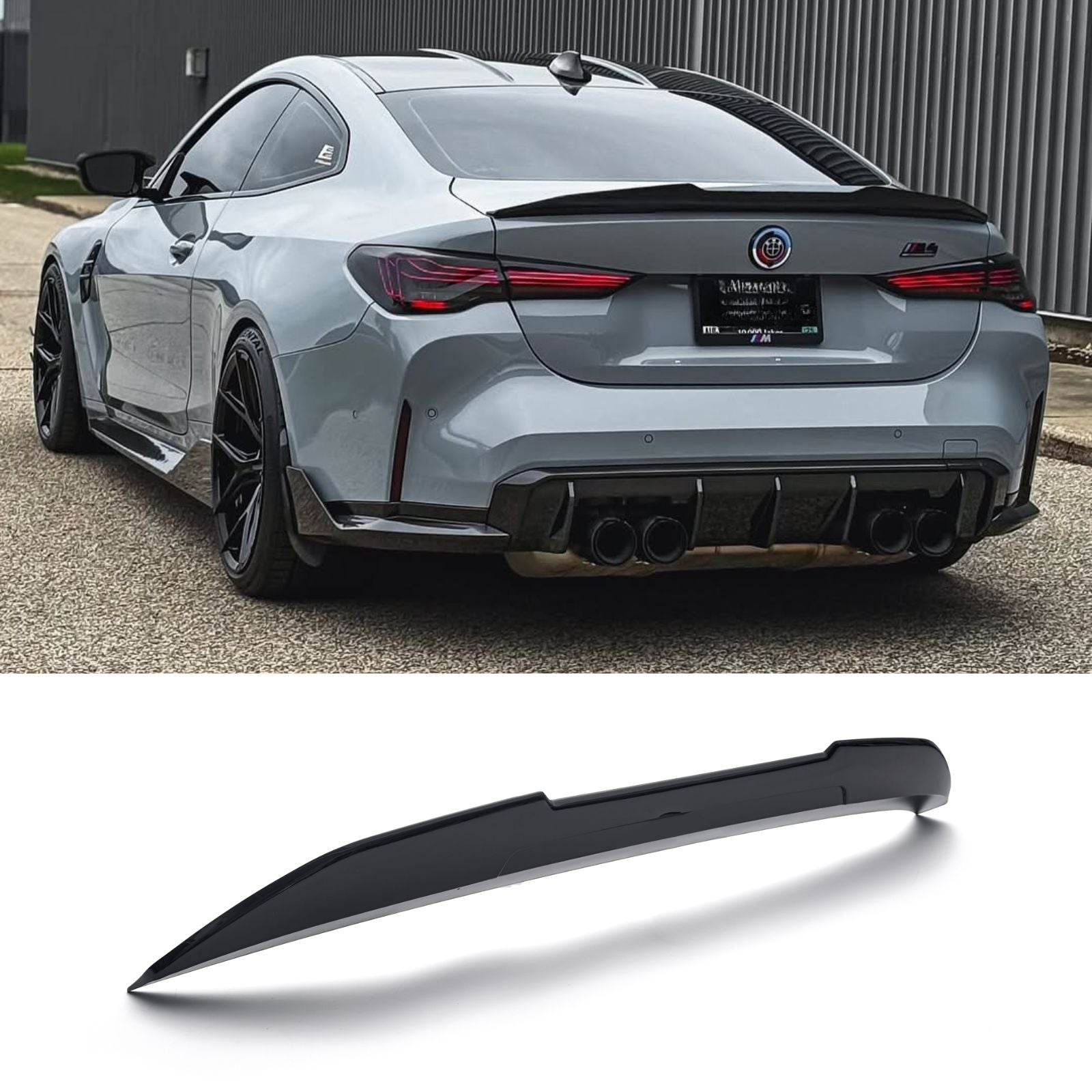 For 2013-2018 BMW F80 M3 F30 Rear Trunk Spoiler Wing PSM Style