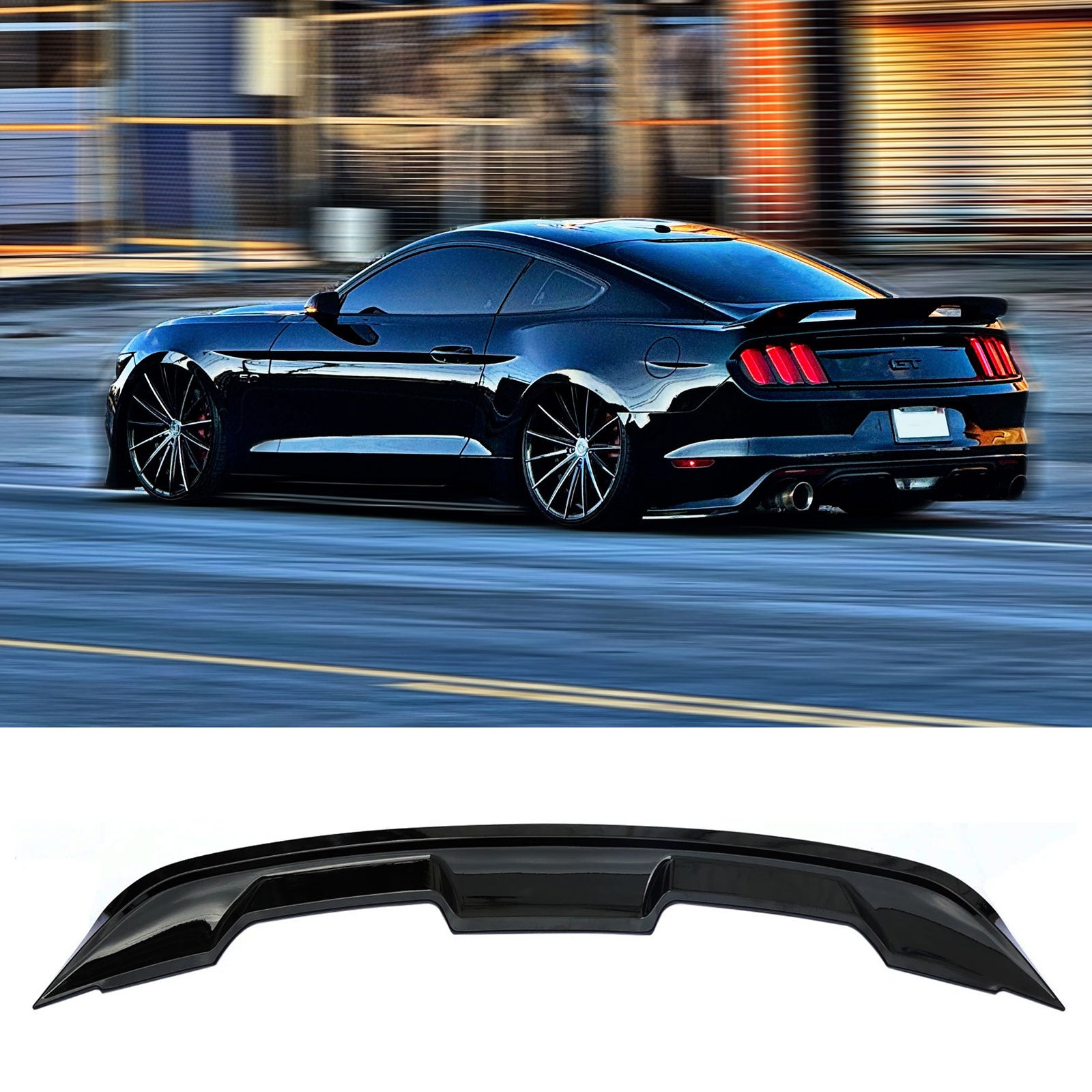 Rear Trunk Spoiler Wing 2015-2024 Ford Mustang GT500 GT350 2Door