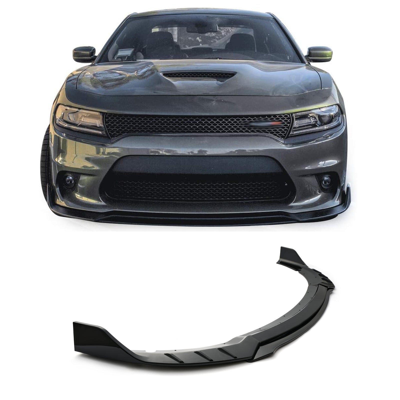 For 2015-2023 Dodge Charger SRT 4Pcs Front Bumper Lip Splitters