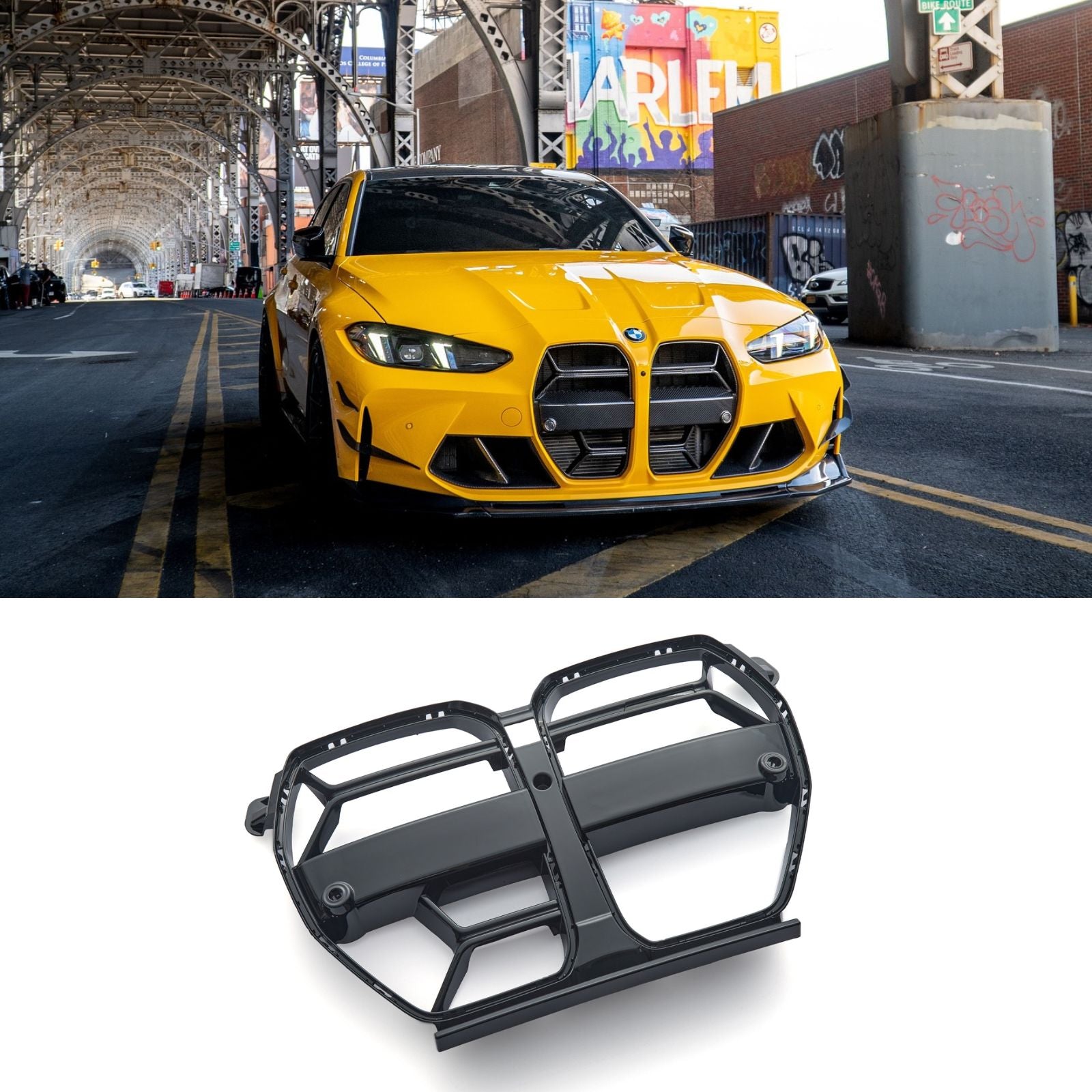 For 21-25 BMW M3 G80 M4 G82 G83 CSL Style Grille