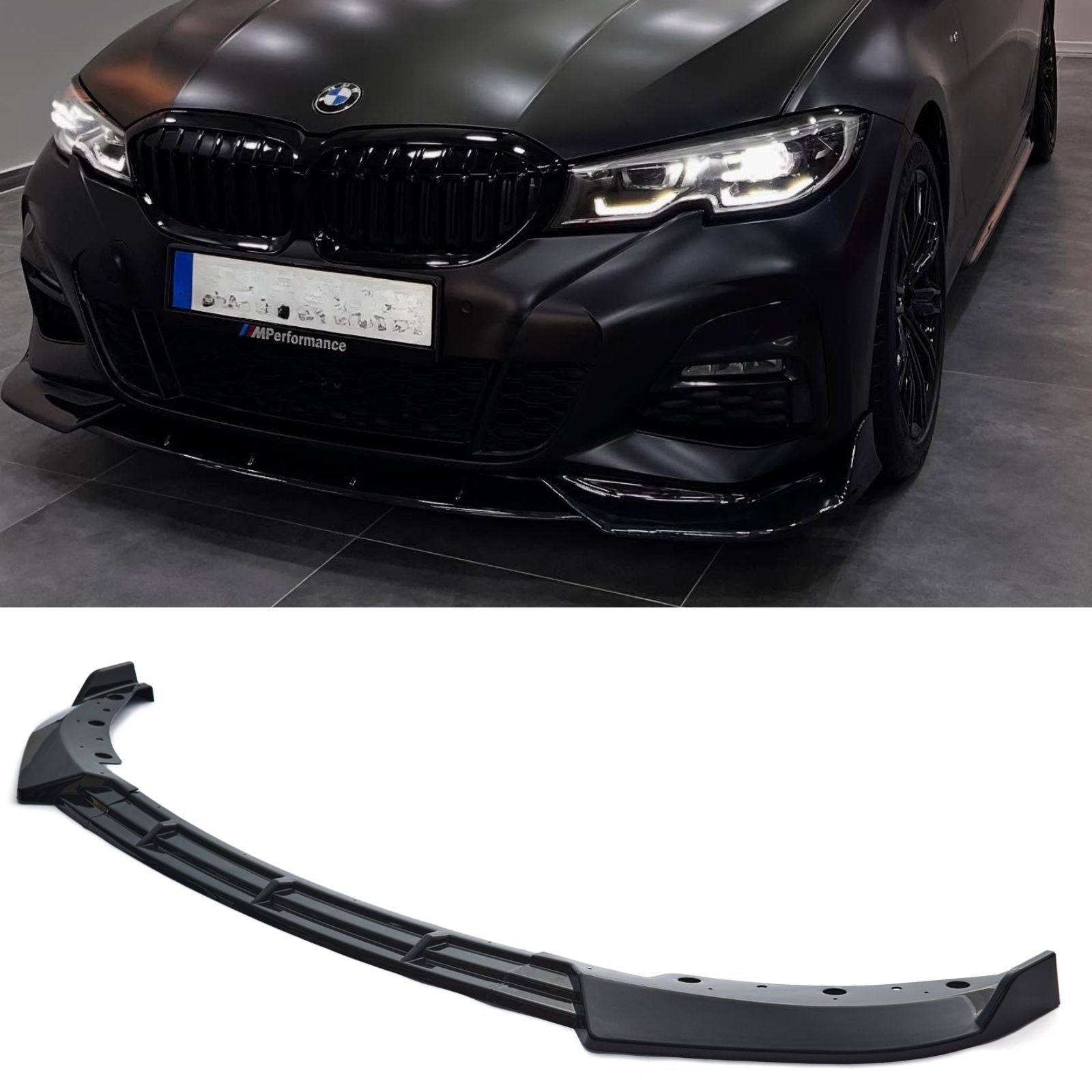 For 2019-2022 BMW 3-Series G20 G28 Front Bumper Lip Base