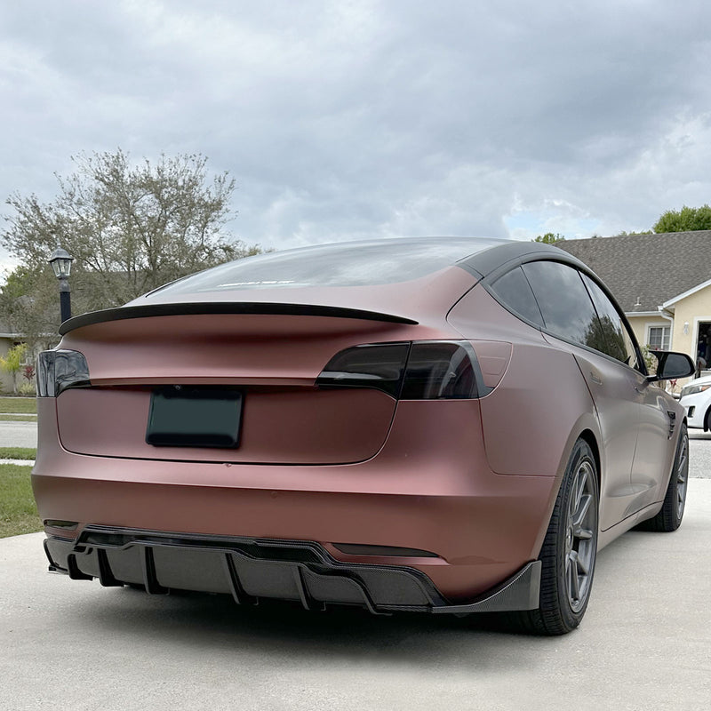 Rear Diffuser For Tesla Model 3 2017-2023