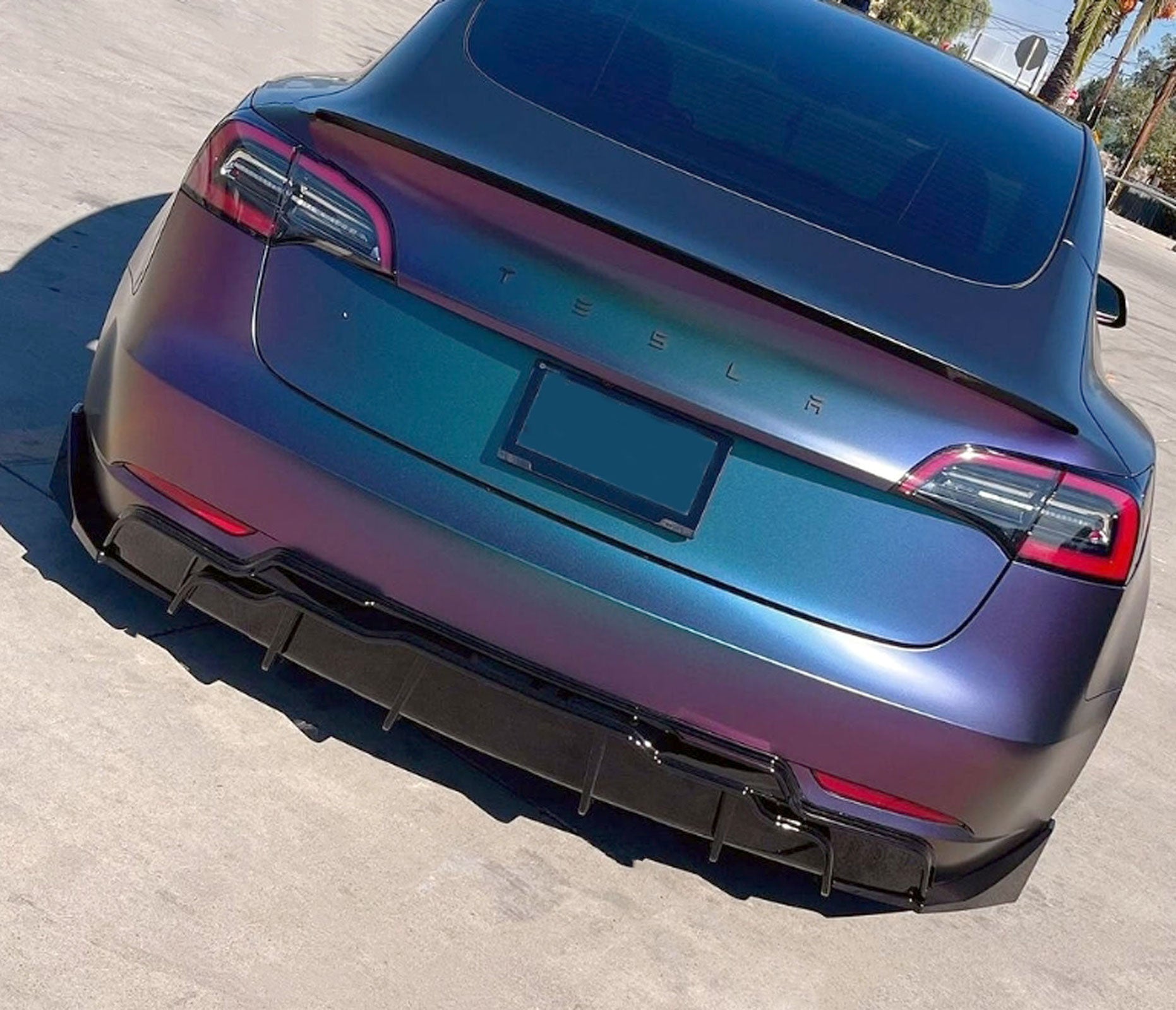 Rear Diffuser For Tesla Model 3 2017-2023 – w2bodykits