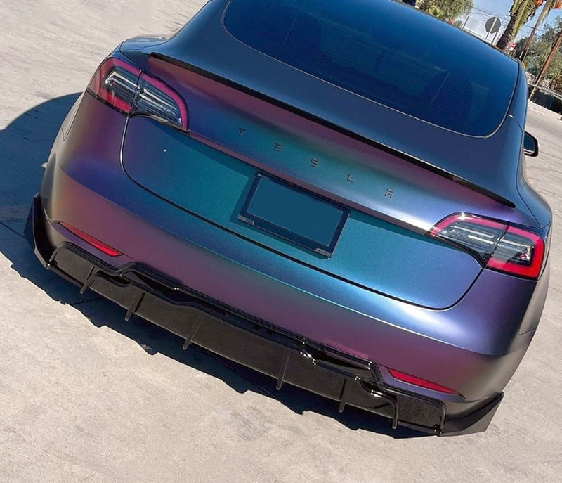 Rear Diffuser For Tesla Model 3 2017-2023 – w2bodykits