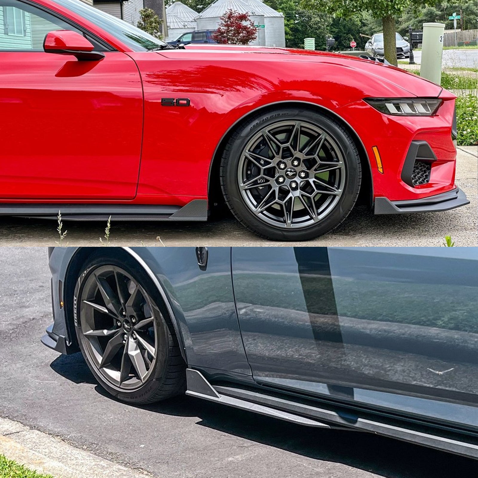 Side Skirts For 24-25 Ford Mustang