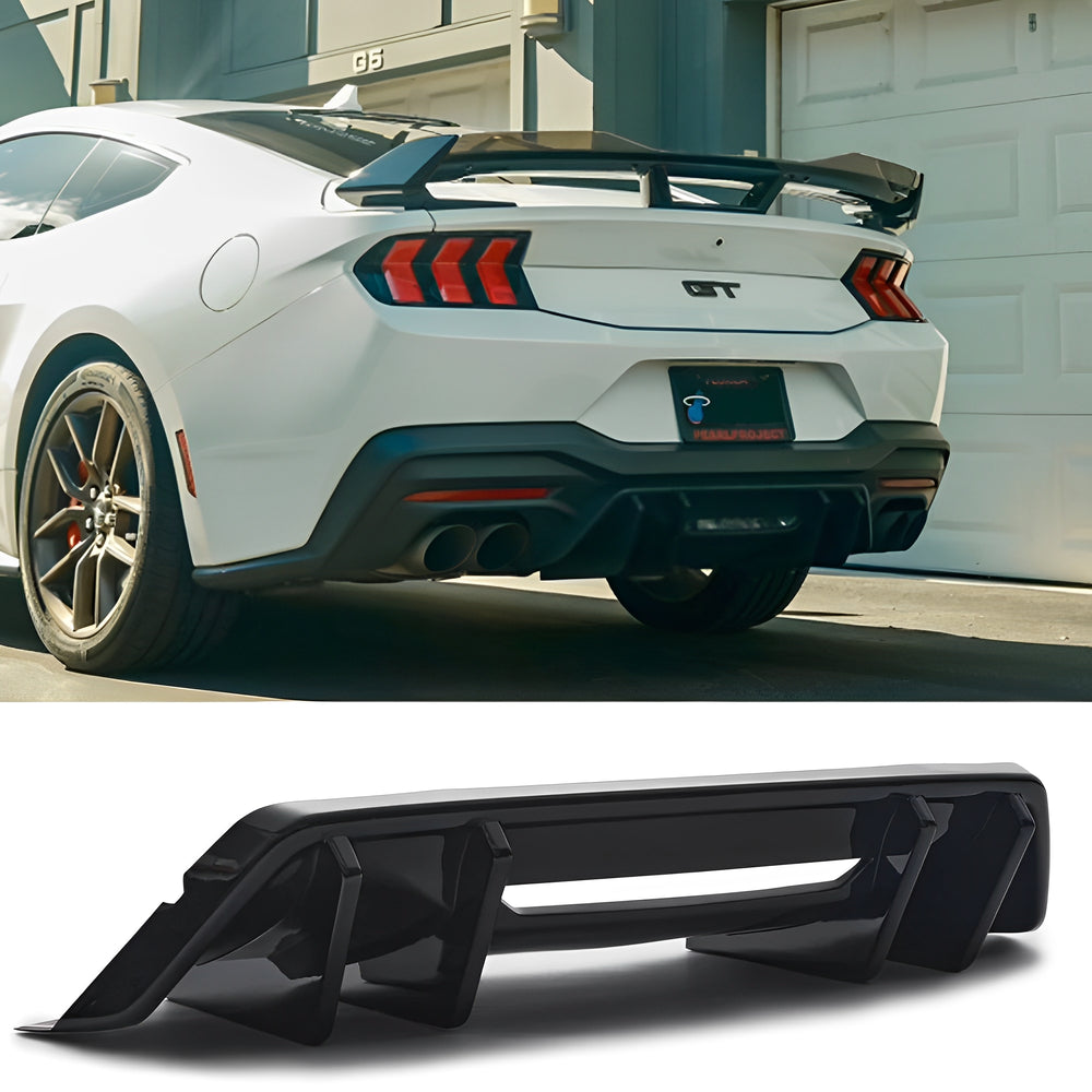 Rear Bumper Diffuser For Ford Mustang 24-26 W2-2