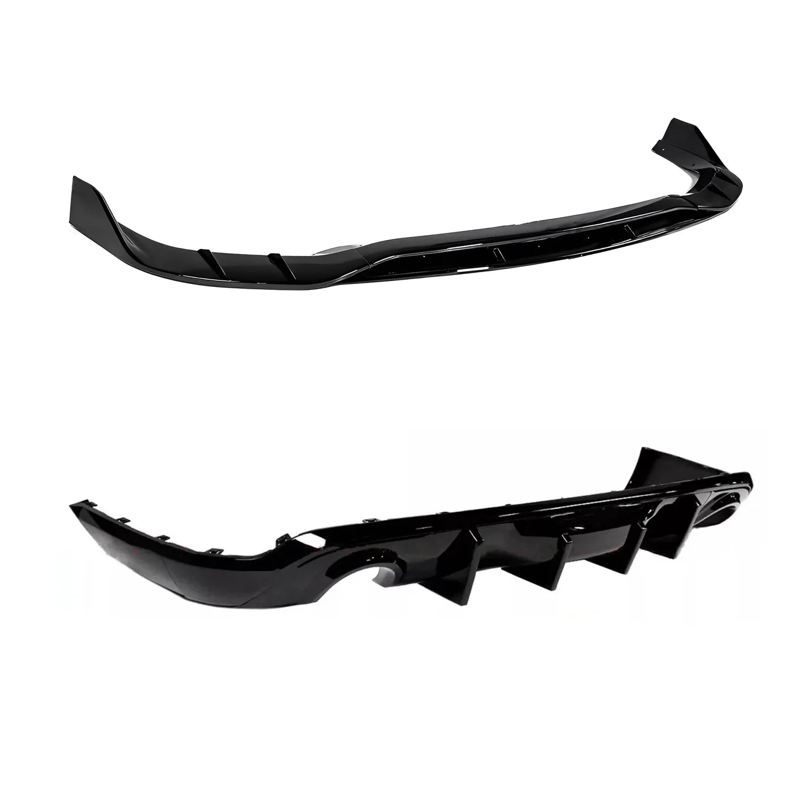 For 21-24 Dodge Durango SRT Hellcat Front Bumper Lip & Rear Diffuser